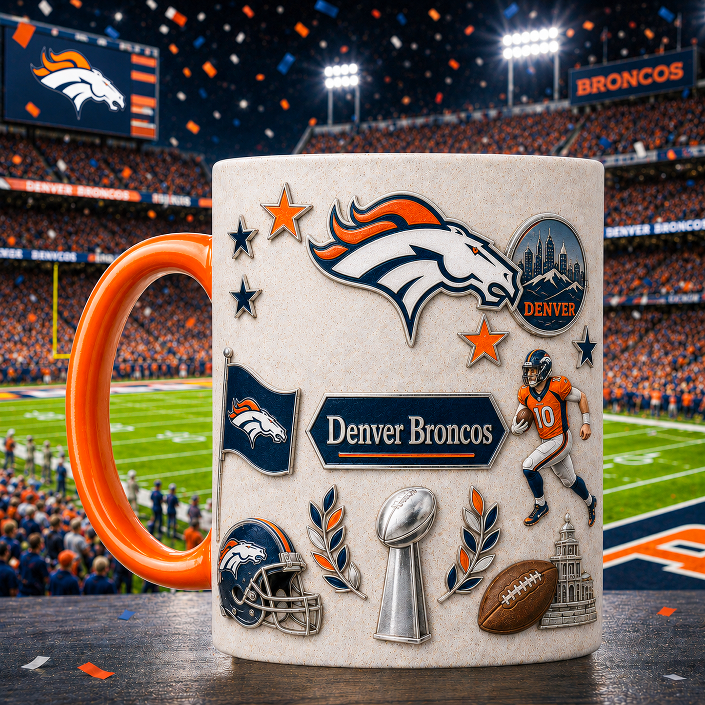 DEN x NFL Premium Fan Pride Mug