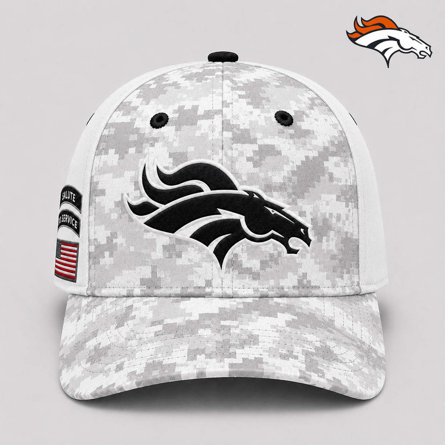 DEN x NFL Premium Salute to Service Digital Camo Cap