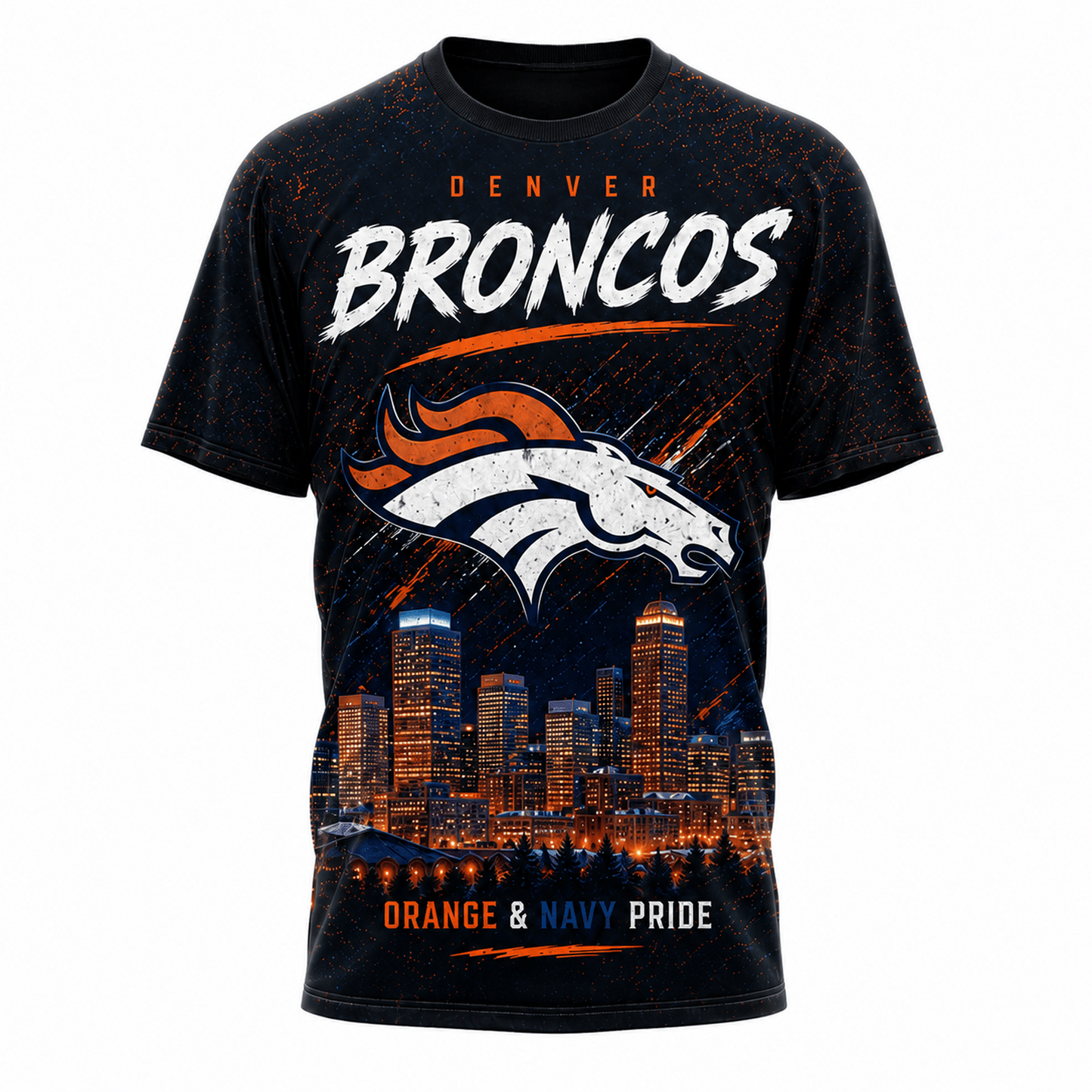 DEN x NFL Premium Skyline Pride Football T-Shirt