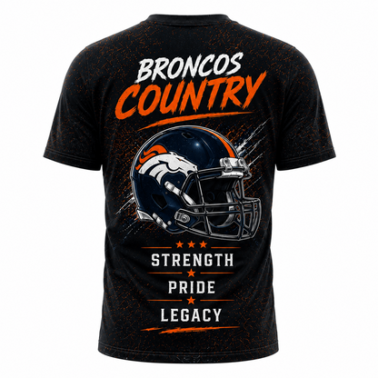 DEN x NFL Premium Skyline Pride Football T-Shirt