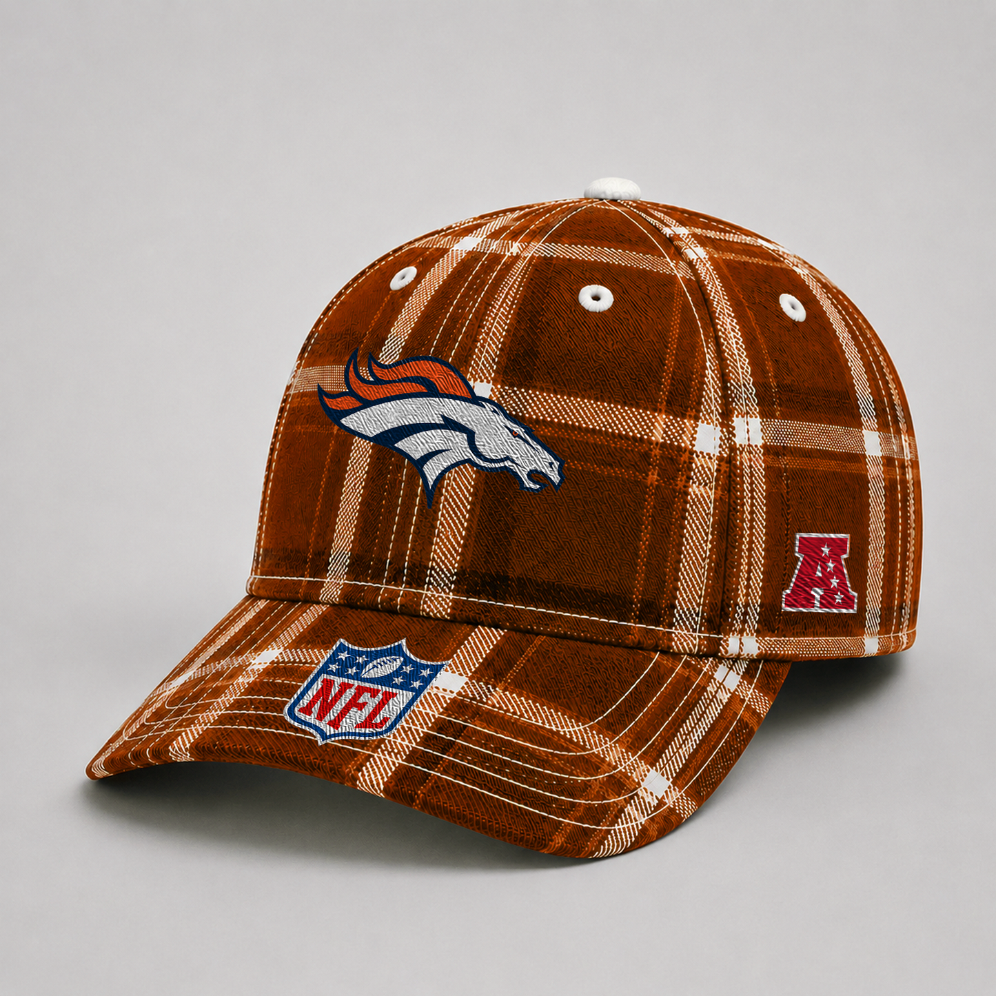 DEN x NFL Premium Varsity Plaid Cap