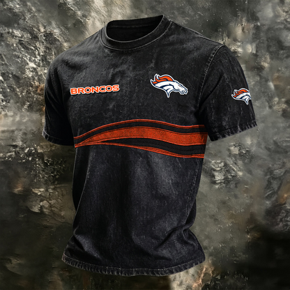 DEN x NFL Washed Cotton Retro Men's T-shirt