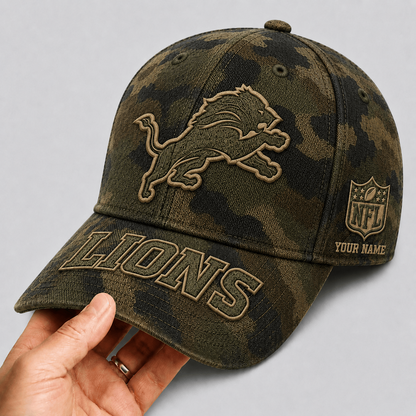 DET x NFL Military Camo Classic Cap