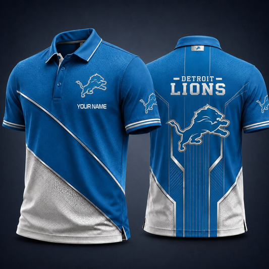 DET x NFL Premium Polo Shirt