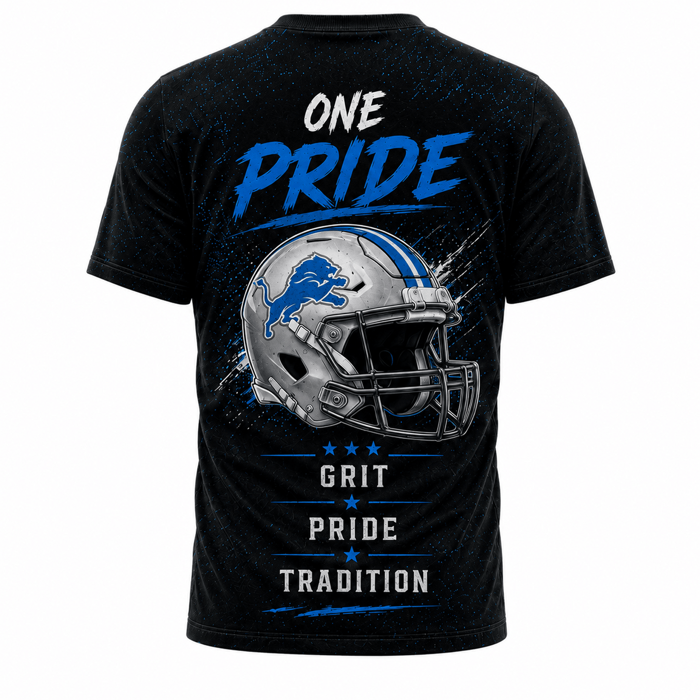 DET x NFL Premium Skyline Pride Football T-Shirt