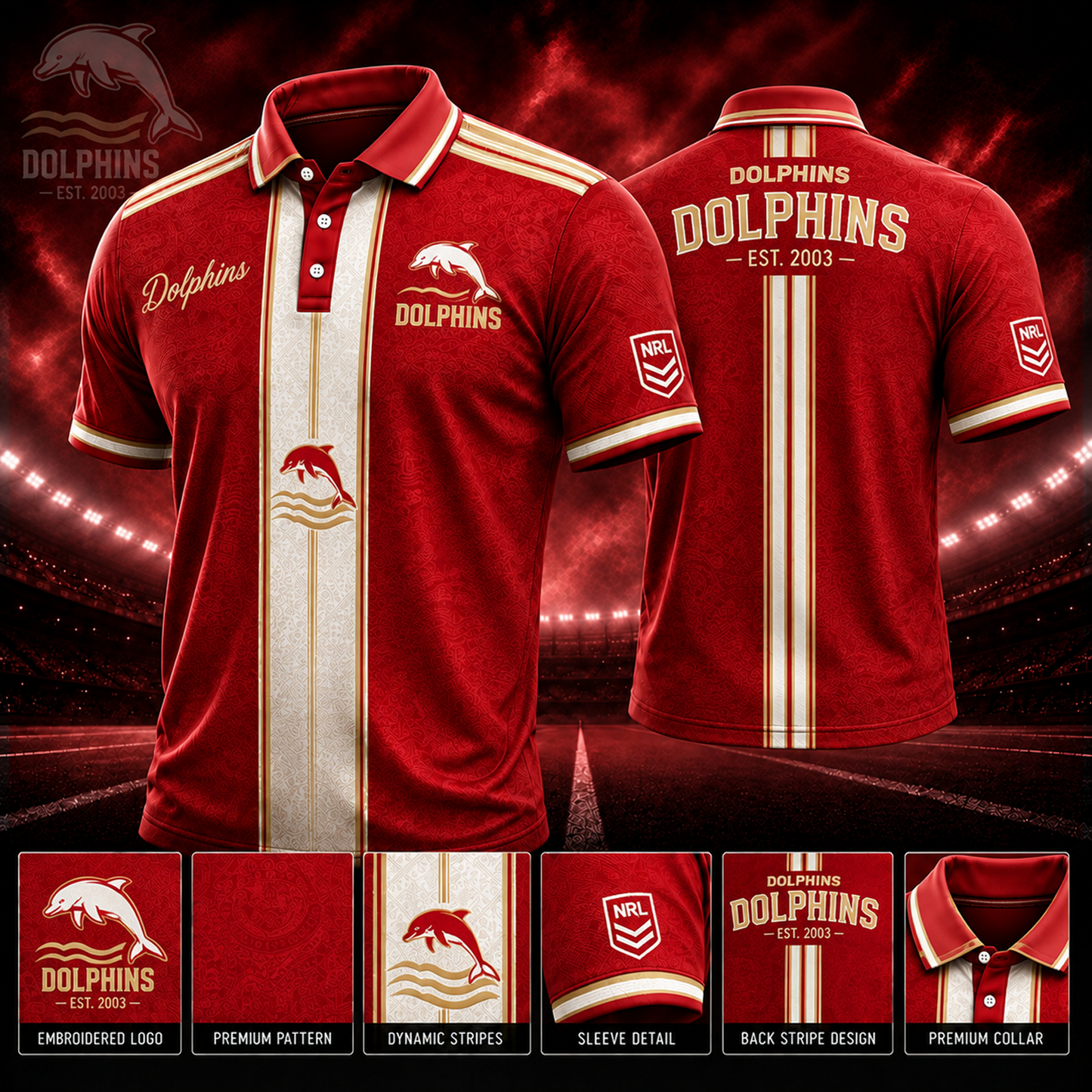 DOL x NRL Polo Shirt Limited Edition