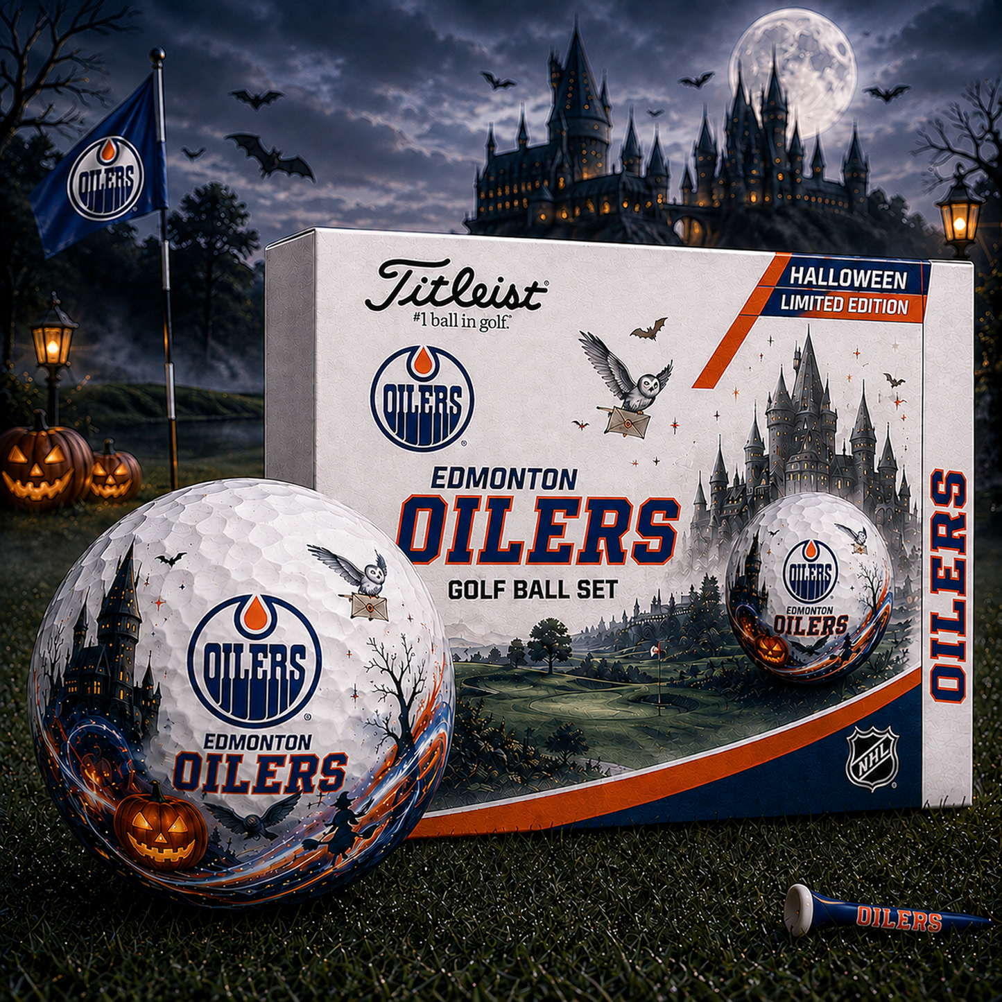 EDM x NHL Halloween Edition Golf Ball Set Premium Golf Balls