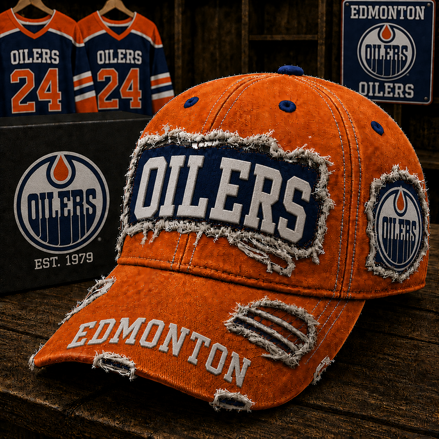 EDM x NHL Premium Patch Cap