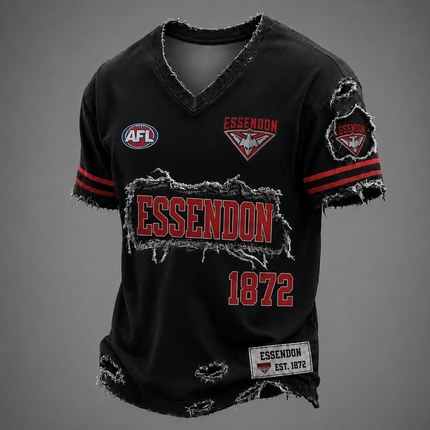 ESS x AFL LUXURY V-Neck T-Shirt
