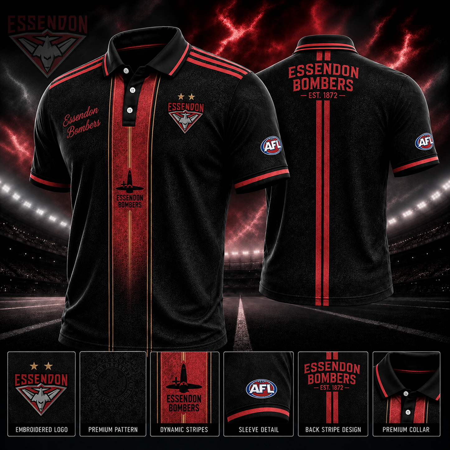 ESS x AFL Polo Shirt Limited Edition
