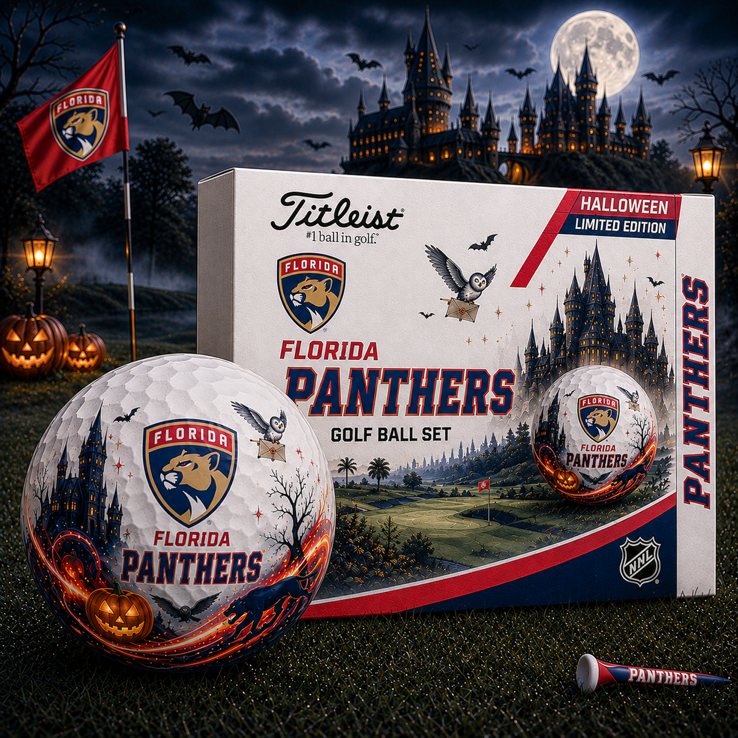FLA x NHL Halloween Edition Golf Ball Set Premium Golf Balls