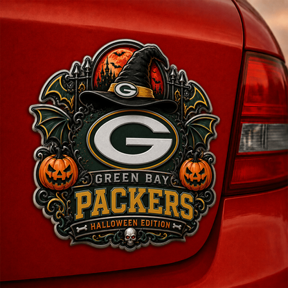 GB x NFL Halloween Edition Car Namge Badge