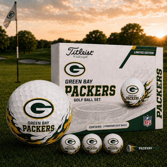 GB x NFL Inspired Golf Ball Set  3 Premium Golf Balls