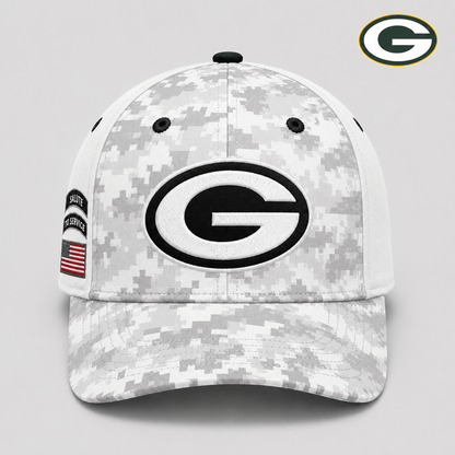 GB x NFL Premium Salute to Service Digital Camo Cap