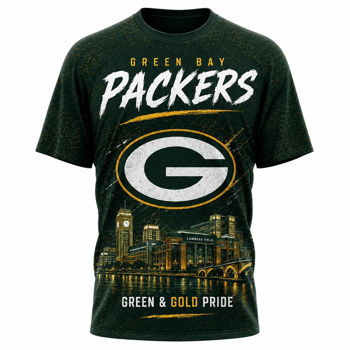 GB x NFL Premium Skyline Pride Football T-Shirt