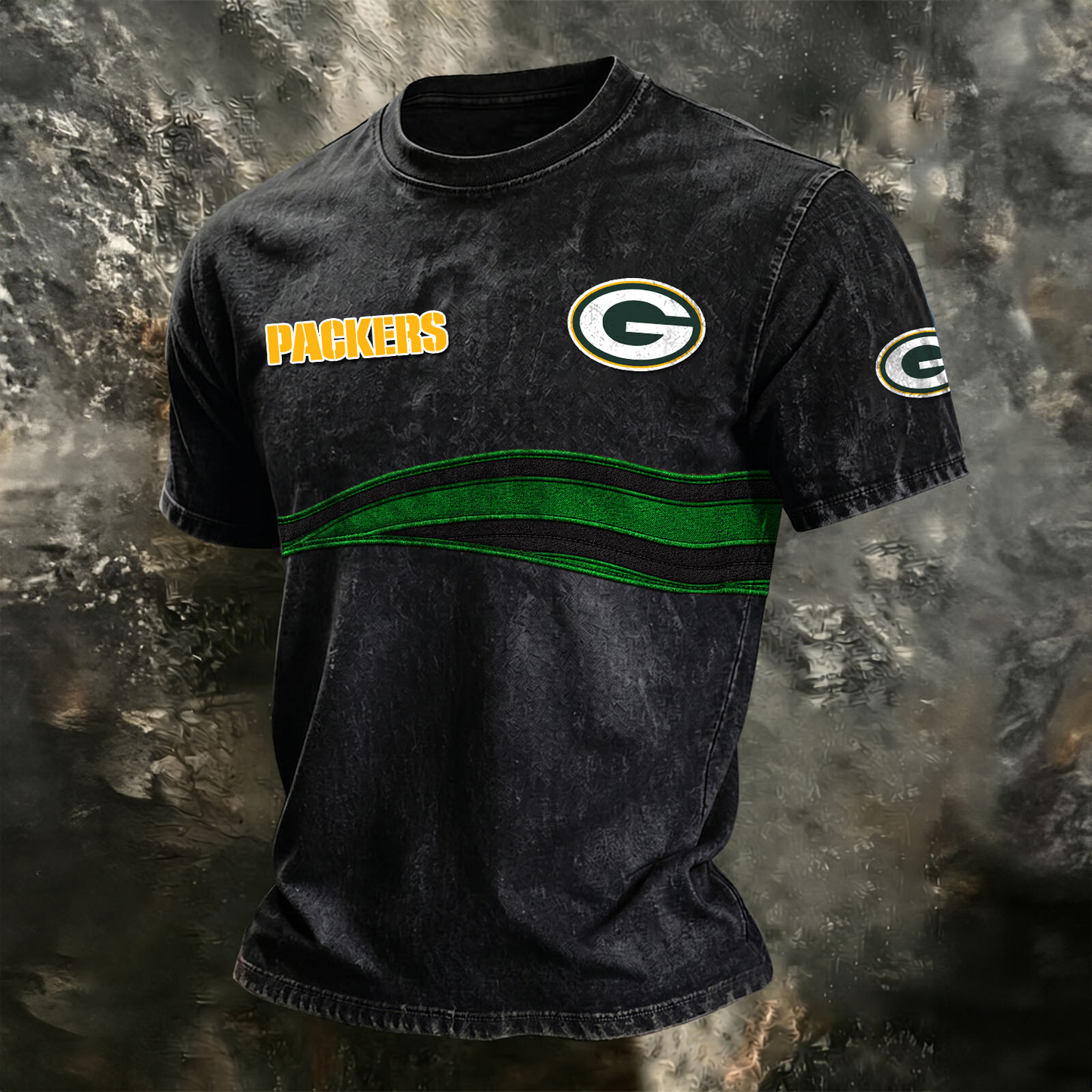GB x NFL Washed Cotton Retro Men's T-shirt