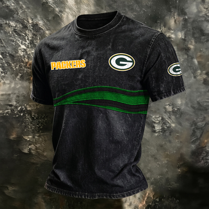 GB x NFL Washed Cotton Retro Men's T-shirt