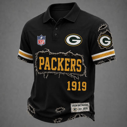 GB x NFL LUXURY V-Neck T-Shirt 3005 DatND DVT