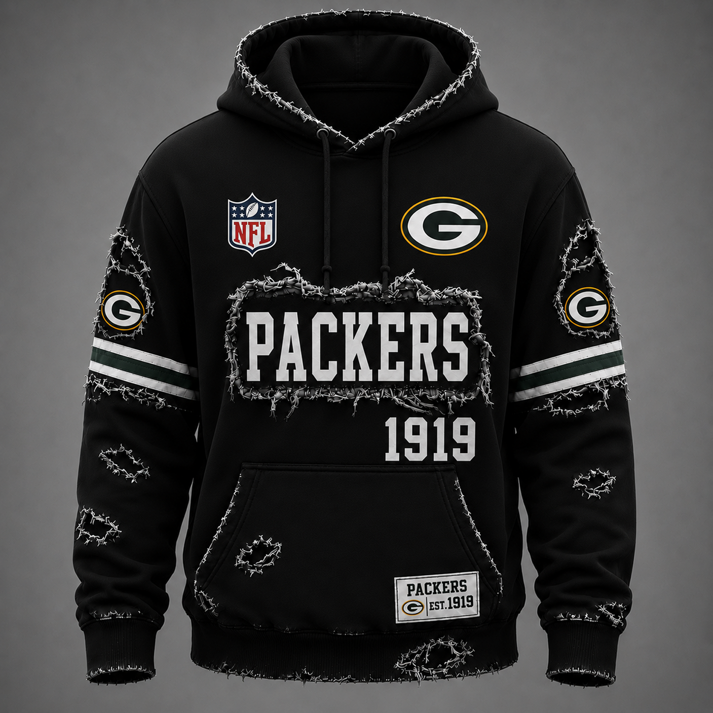GB x NFL LUXURY V-Neck T-Shirt 3005 DatND DVT