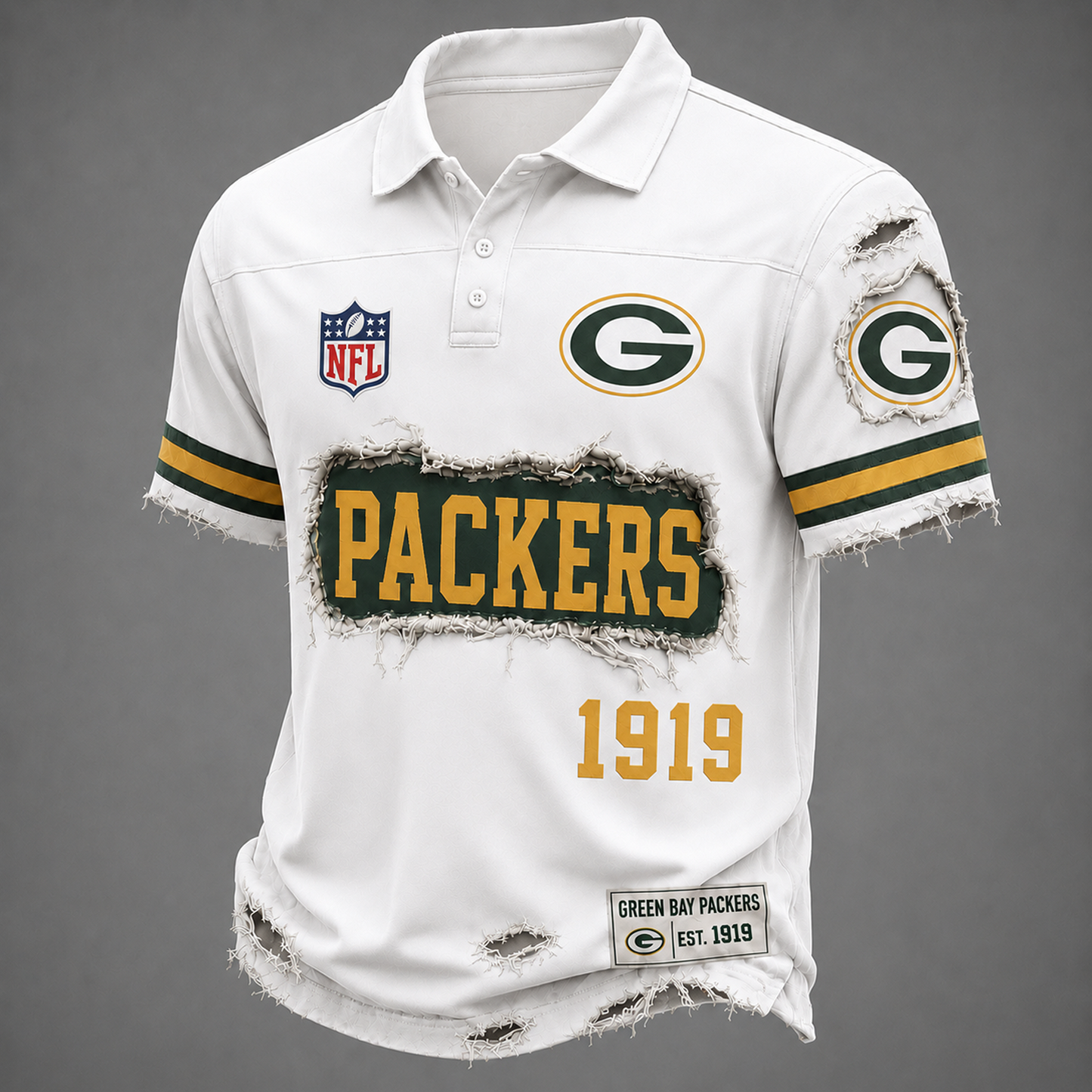 GB x NFL LUXURY V-Neck T-Shirt 3005 DatND DVT