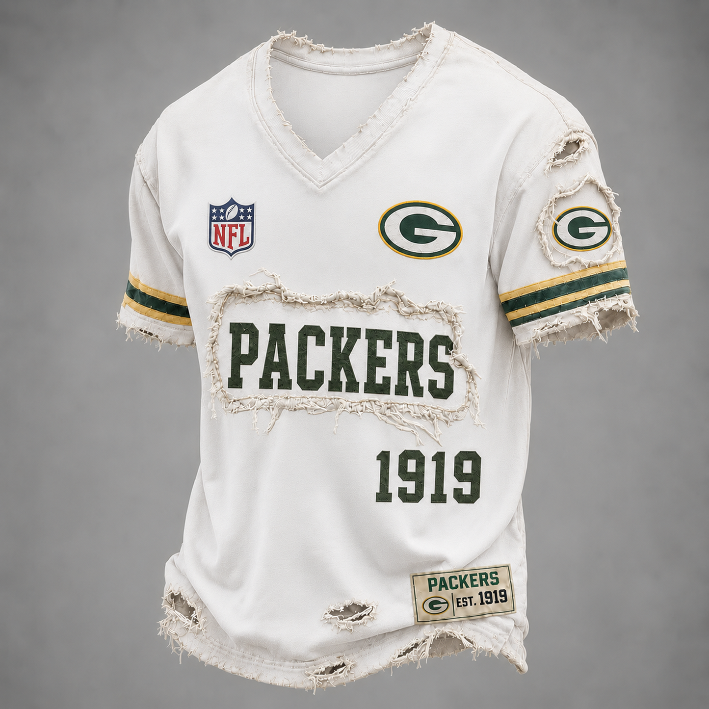 GB x NFL LUXURY V-Neck T-Shirt 3005 DatND DVT