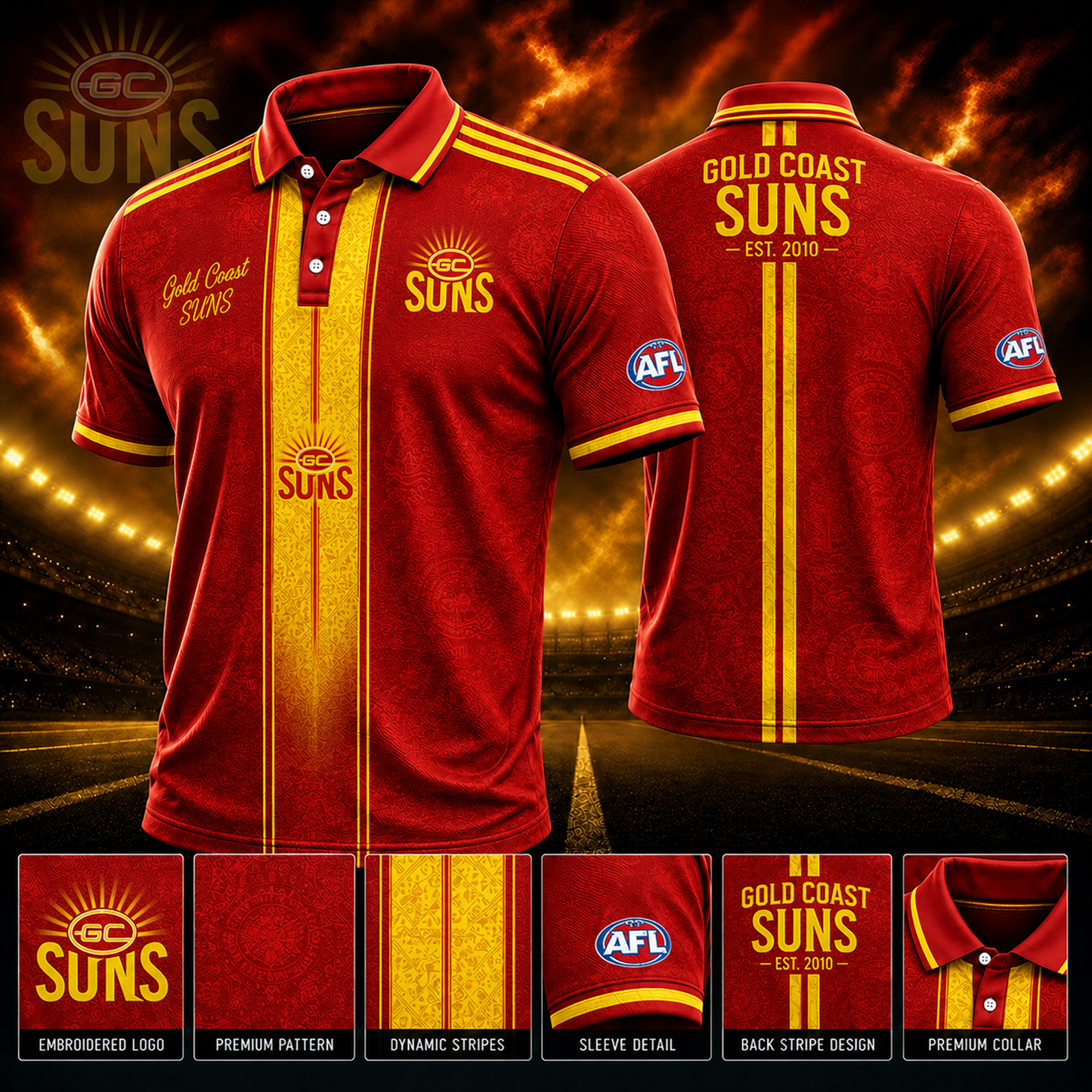 GCS x AFL Polo Shirt Limited Edition