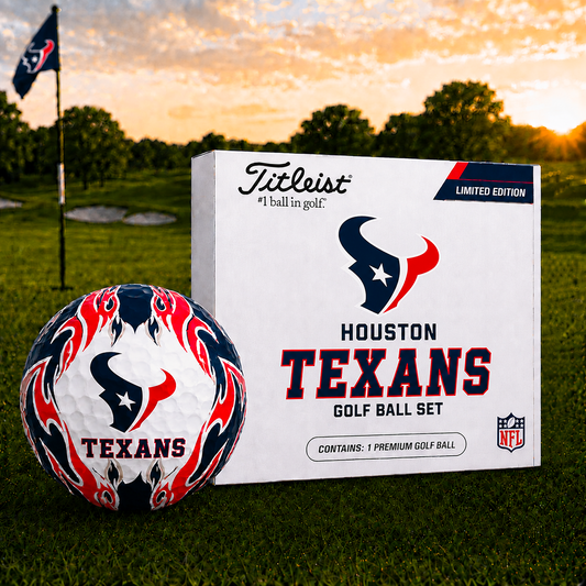 HOU x NFL Inspired Golf Ball Set Premium Golf Balls V3