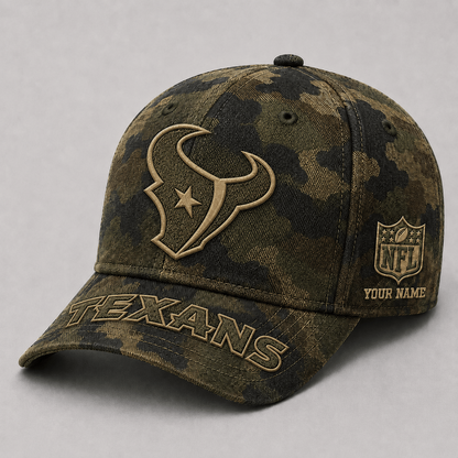 HOU x NFL Military Camo Classic Cap