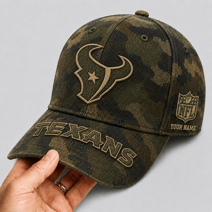 HOU x NFL Military Camo Classic Cap