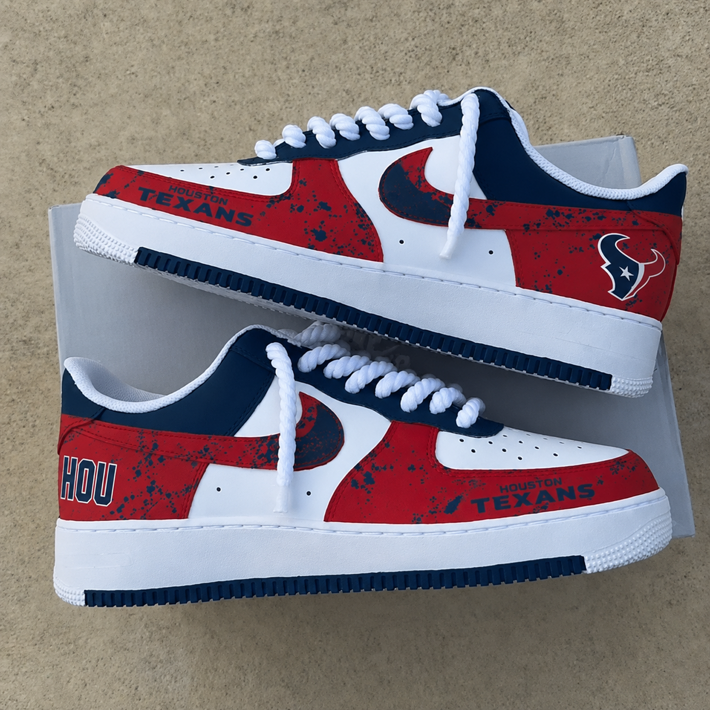 HOU x NFL Premium AF1 Shoes