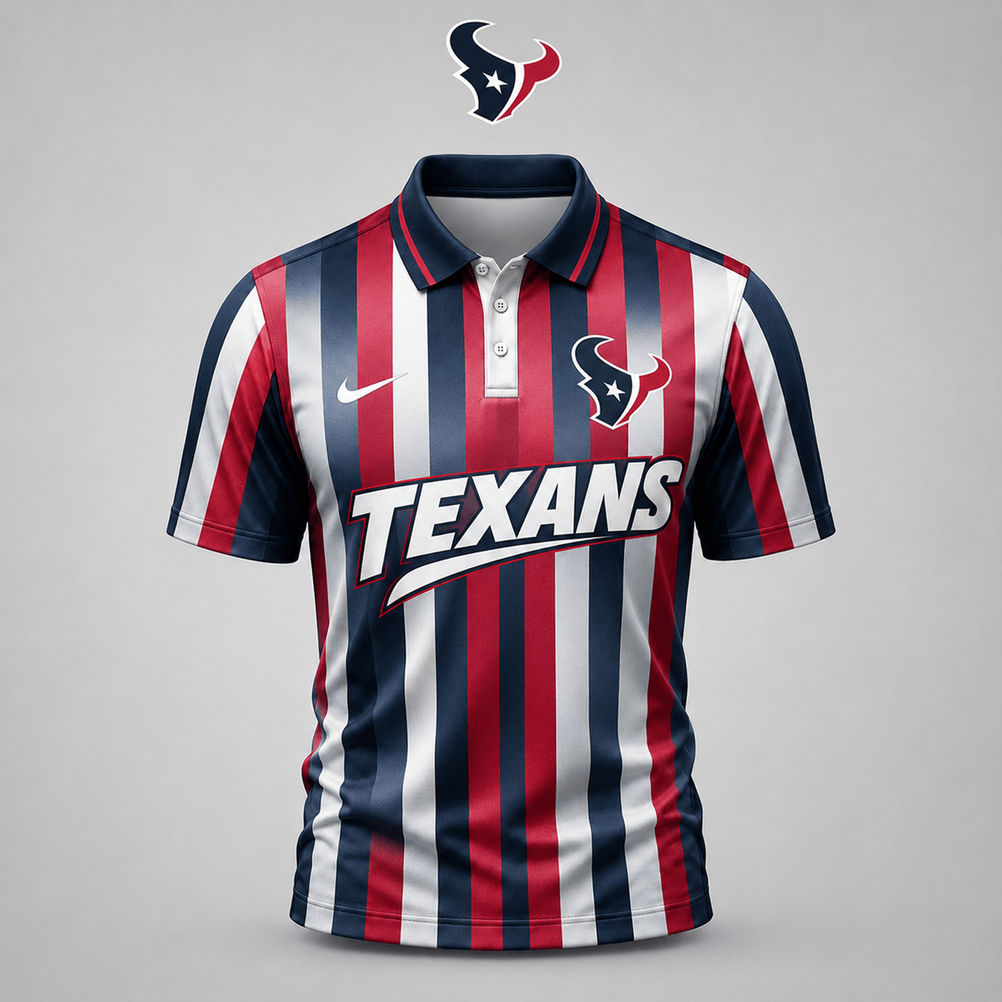 HOU x NFL Premium Team Polo Shirt For Men Football