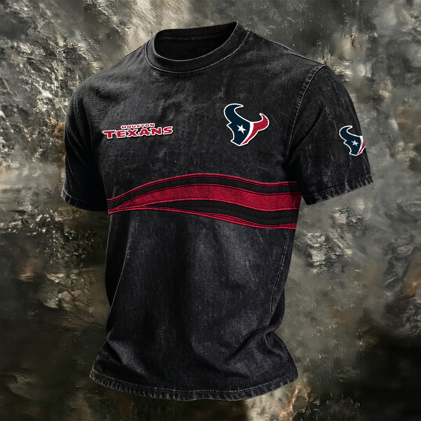 HOU x NFL Washed Cotton Retro Men's T-shirt