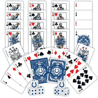 IND x NFL 2-Pack Playing Cards & Dice Set