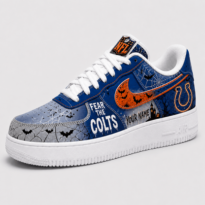 IND x NFL Fear The Team Halloween AF1 Sneakers 1807