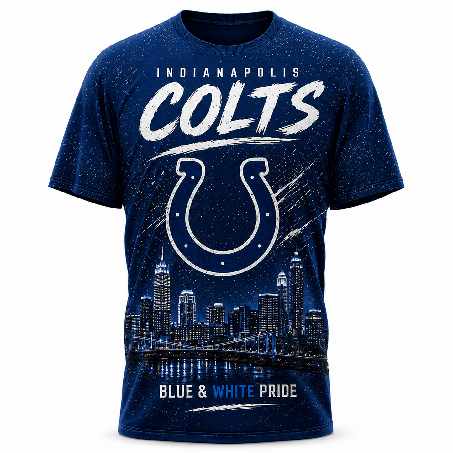 IND x NFL Premium Skyline Pride Football T-Shirt