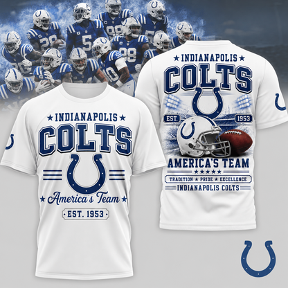 IND x NFL Premium Team Tradition Pride 3D Shirt