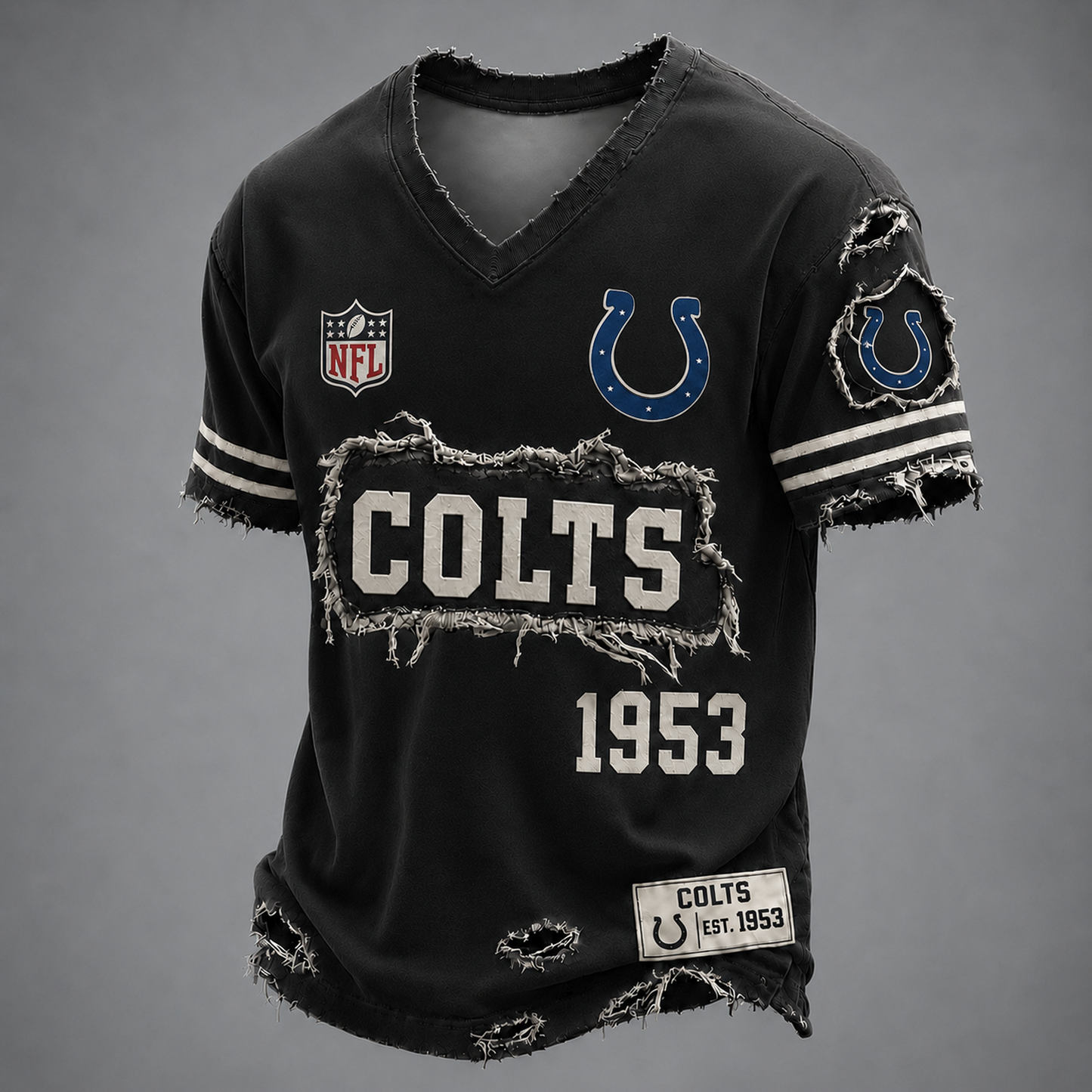 IND x NFL LUXURY V-Neck T-Shirt 3005 DatND DVT