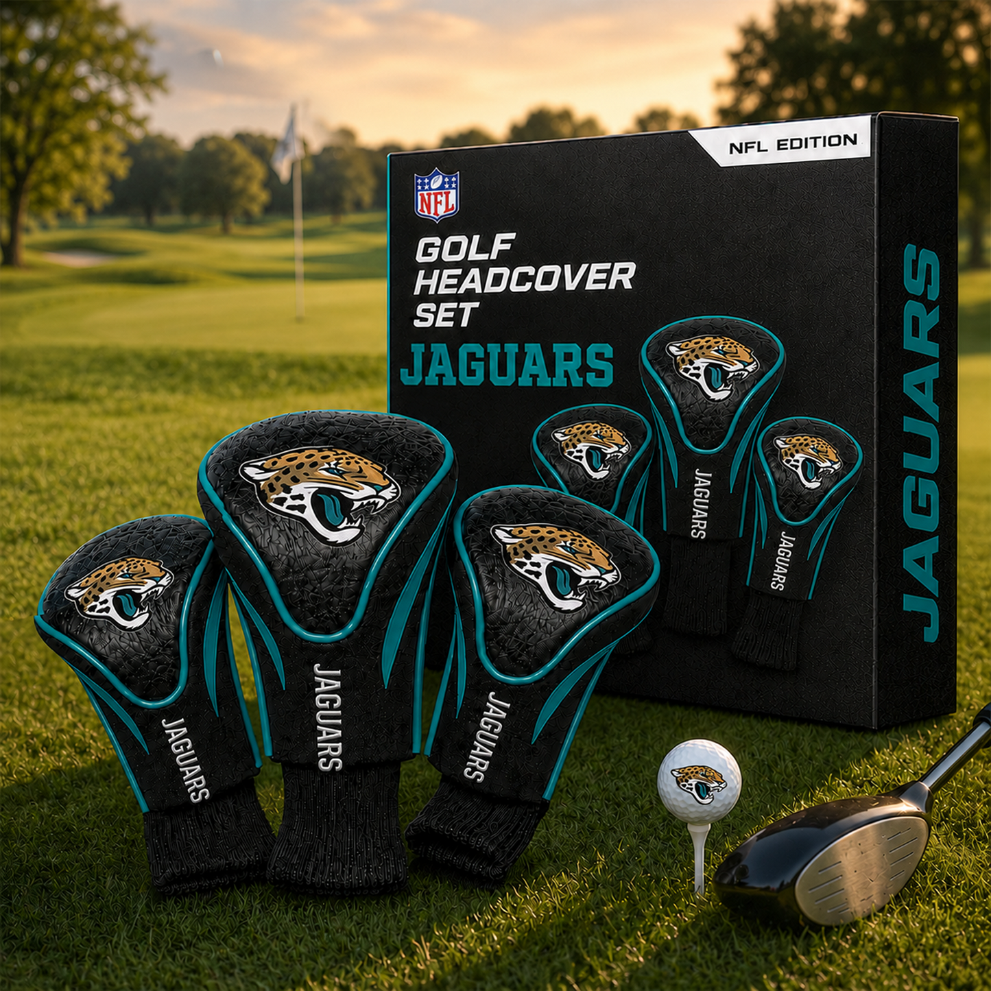 JAC Team Golf NFL 3-Pack Contour Sock Headcovers