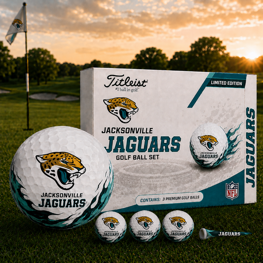 JAC x NFL Inspired Golf Ball Set  3 Premium Golf Balls