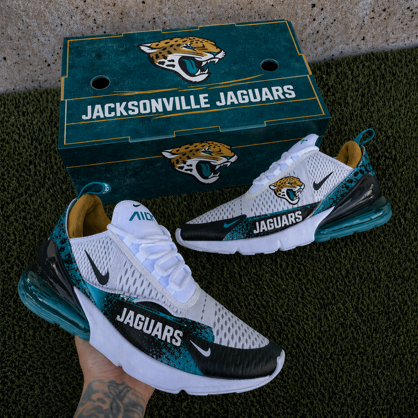 JAC x NFL Nike Air Max 270 Shoes