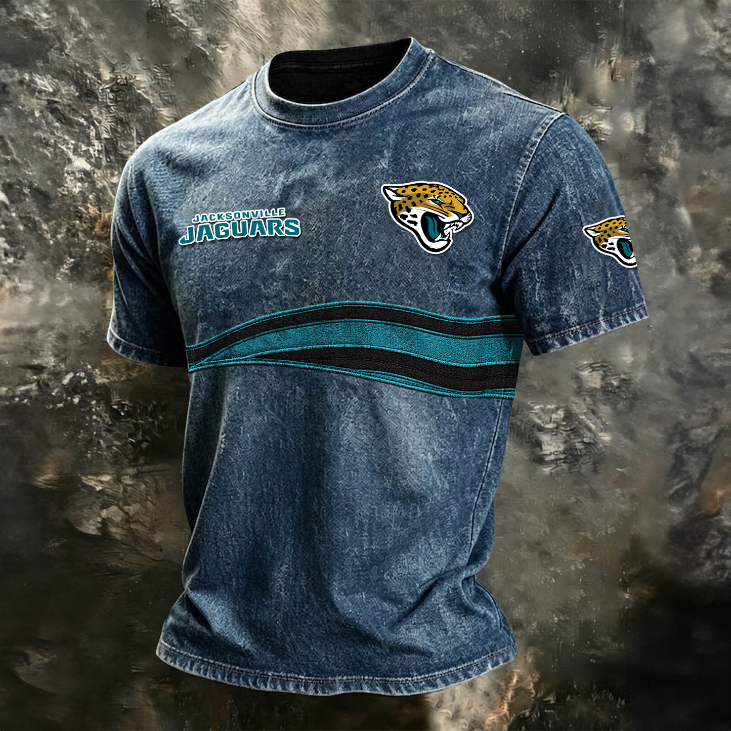 JAX x NFL Washed Cotton Retro Men's T-shirt