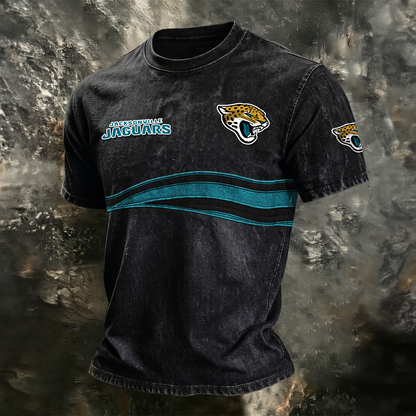 JAX x NFL Washed Cotton Retro Men's T-shirt