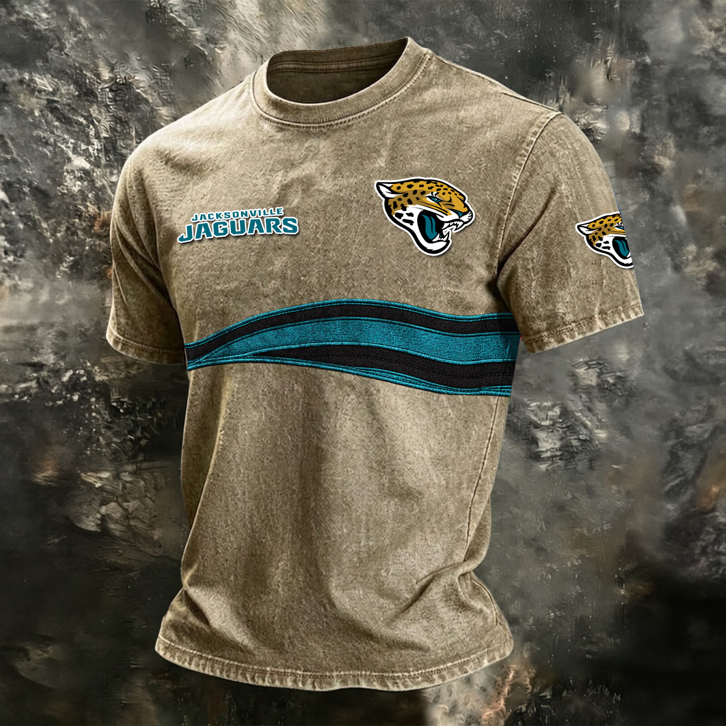 JAX x NFL Washed Cotton Retro Men's T-shirt