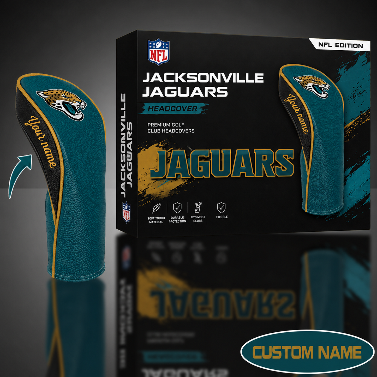 JAX x NFL WinCraft Golf Club Fairway Headcover