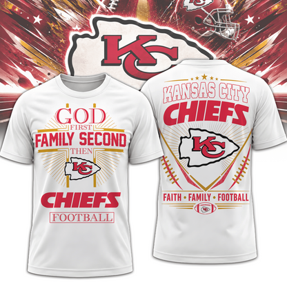 KC x NFL Faith, Family, Football 3D Shirt