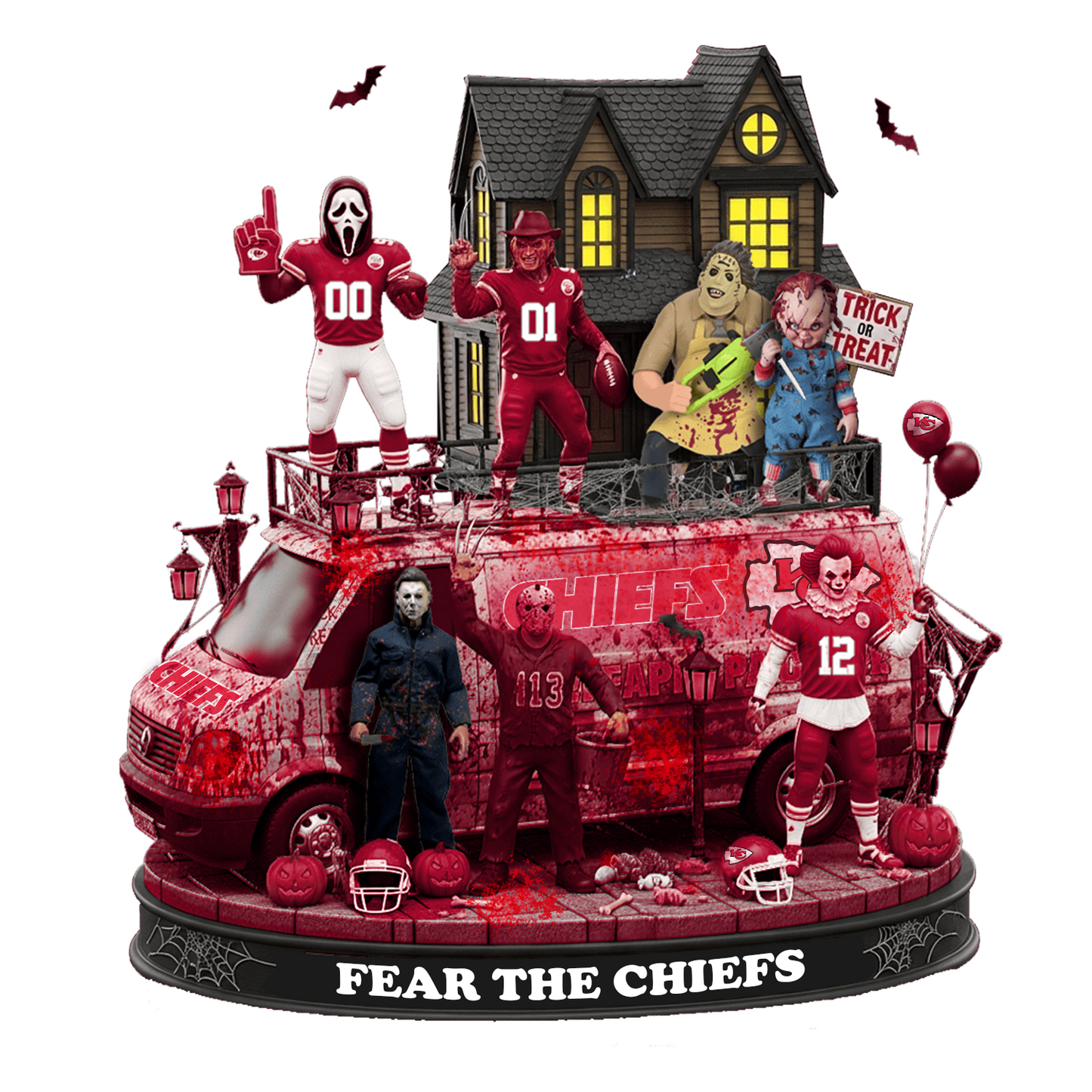 KC x NFL Halloween Acrylic Plaque