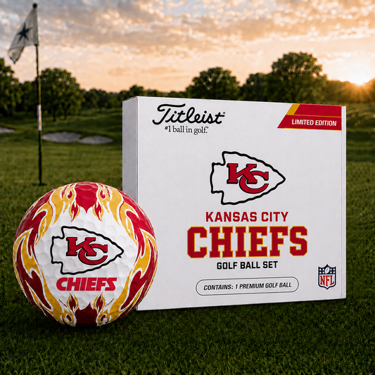 KC x NFL Inspired Golf Ball Set Premium Golf Balls V3