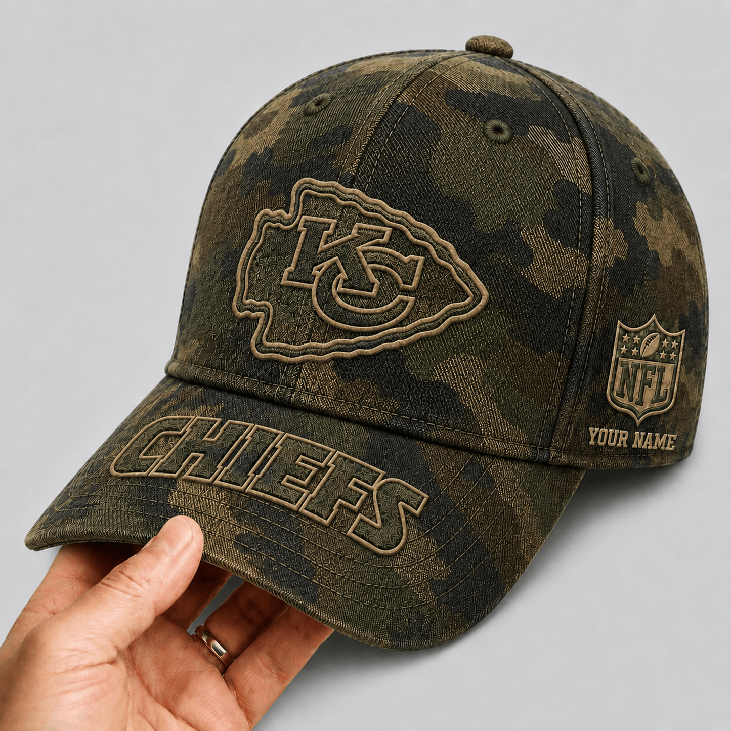 KC x NFL Military Camo Classic Cap