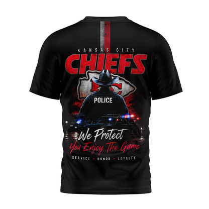 KC x NFL Premium Police Tribute Team 3D Shirt