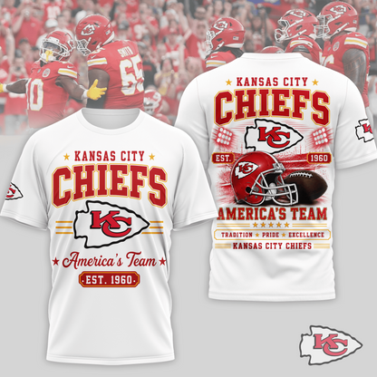 KC x NFL Premium Team Tradition Pride 3D Shirt